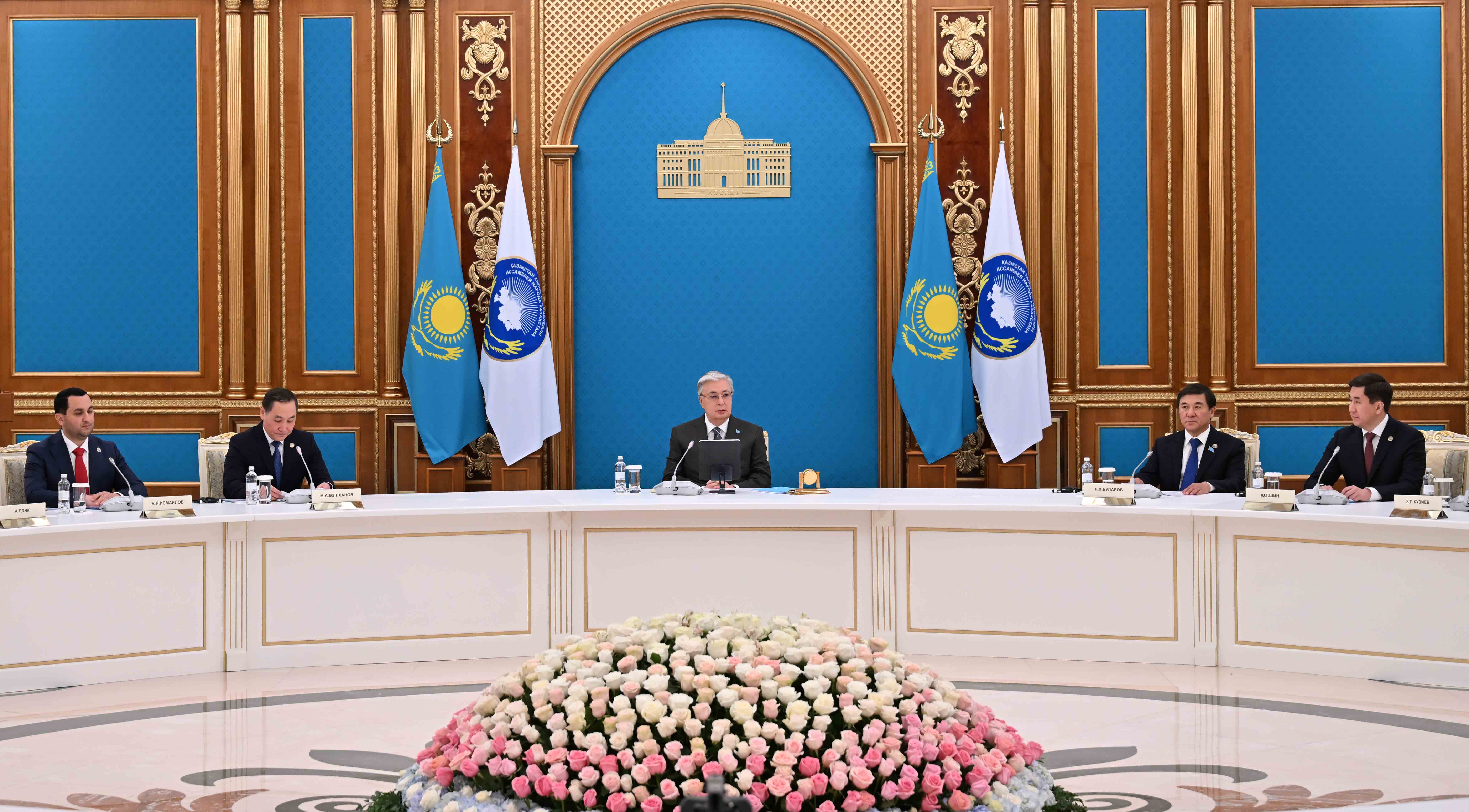 The Head of State held the XXXIII session of the Assembly of People of Kazakhstan «Unity. Creation. Progress»