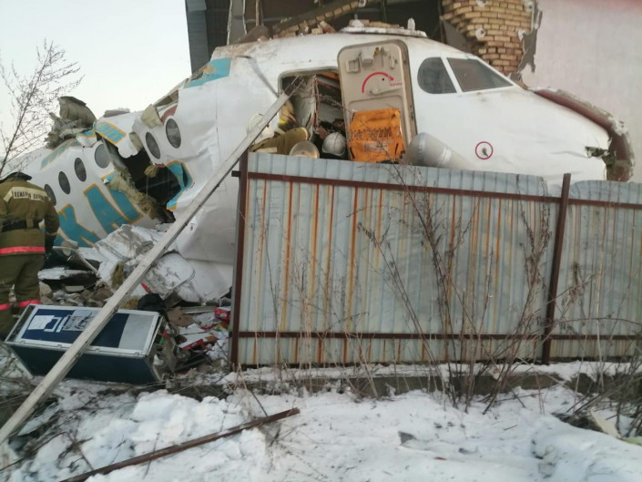 Следственные действия по уголовному делу о факте крушения самолета «Bek Air» окончены