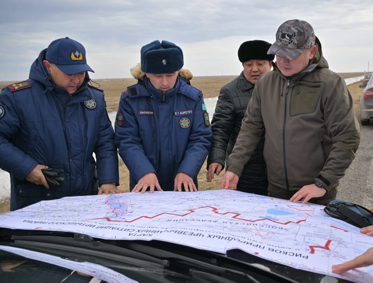 Ертіс ауданындағы су тасқынының жағдайы туралы