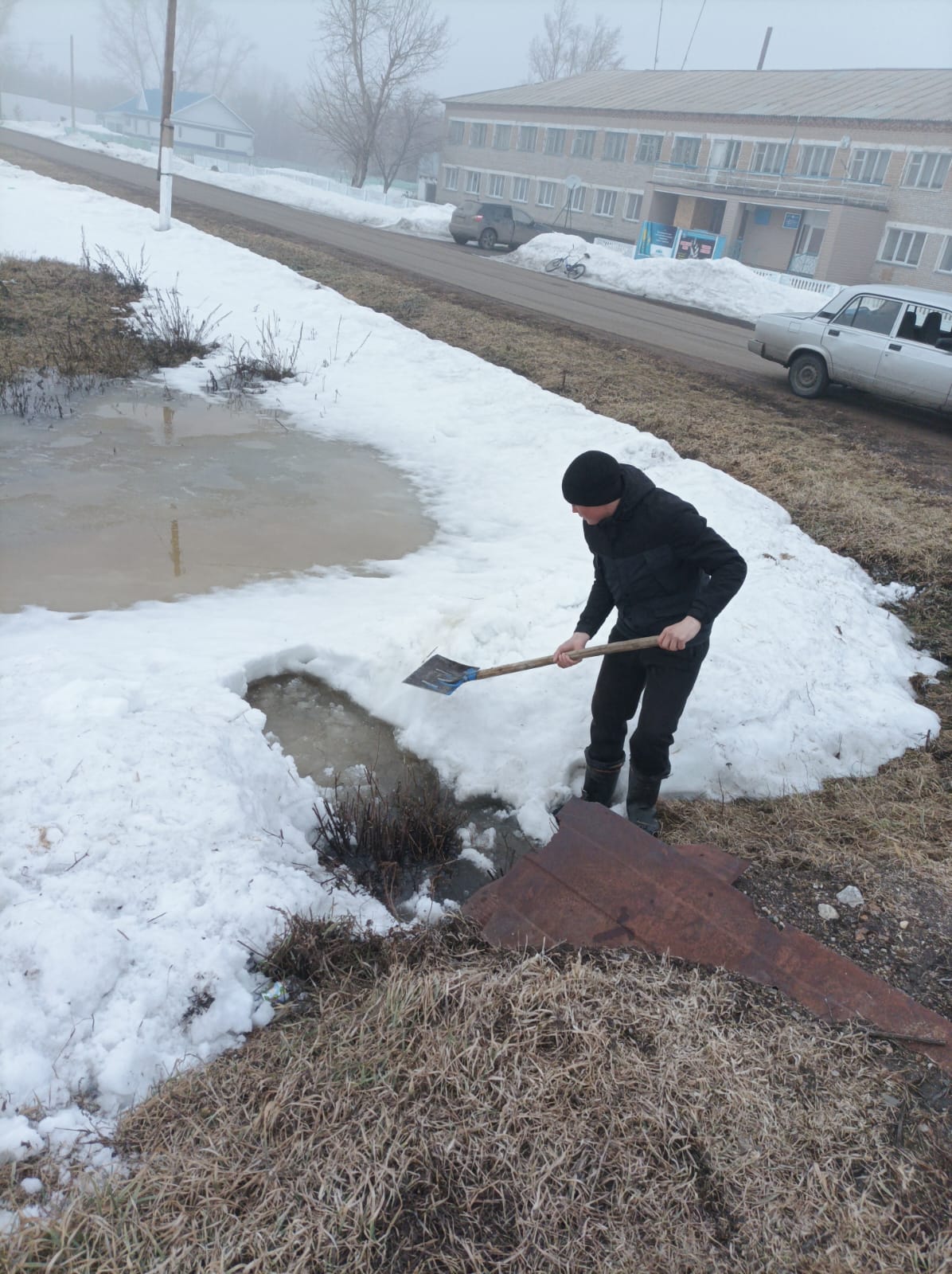 по Городецкому сельскому округу текущая ситуация по противпаводковым мероприятием.