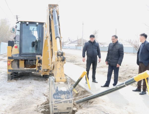 С.Сейфуллин және А.Тоқмағамбетов елді мекендерінде газдандыру жұмыстары қарқынды жүргізілуде