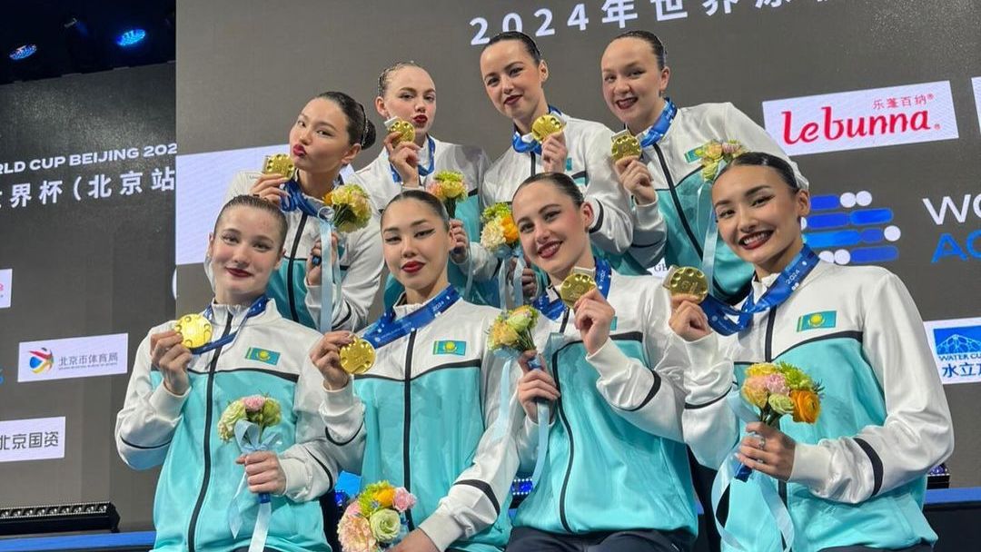 Karaganda synchronized swimmers distinguished themselves at the World Cup stage