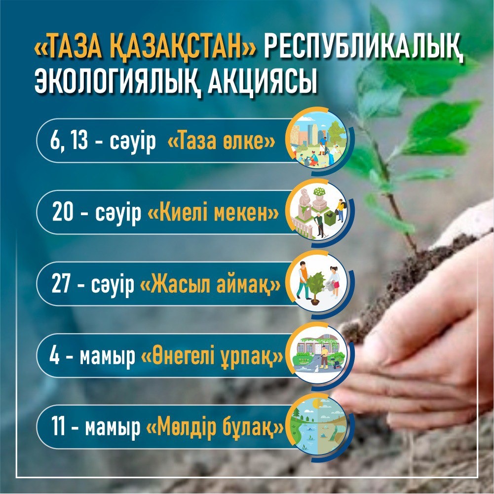 "ТАЗА ҚАЗАҚСТАН" РЕСПУБЛИКАЛЫҚ АКЦИЯСЫ