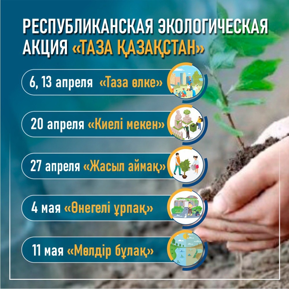 РЕСПУБЛИКАНСКАЯ АКЦИЯ "ТАЗА ҚАЗАҚСТАН"