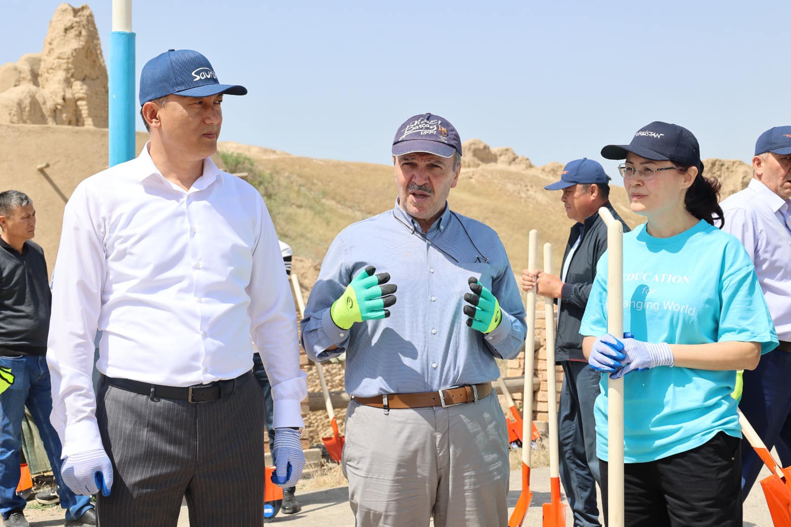 “ТАЗА ҚАЗАҚСТАН”: САУРАН ҚАЛАШЫҒЫНА ТАЗАЛЫҚ ЖҰМЫСТАРЫ ЖҮРГІЗІЛДІ