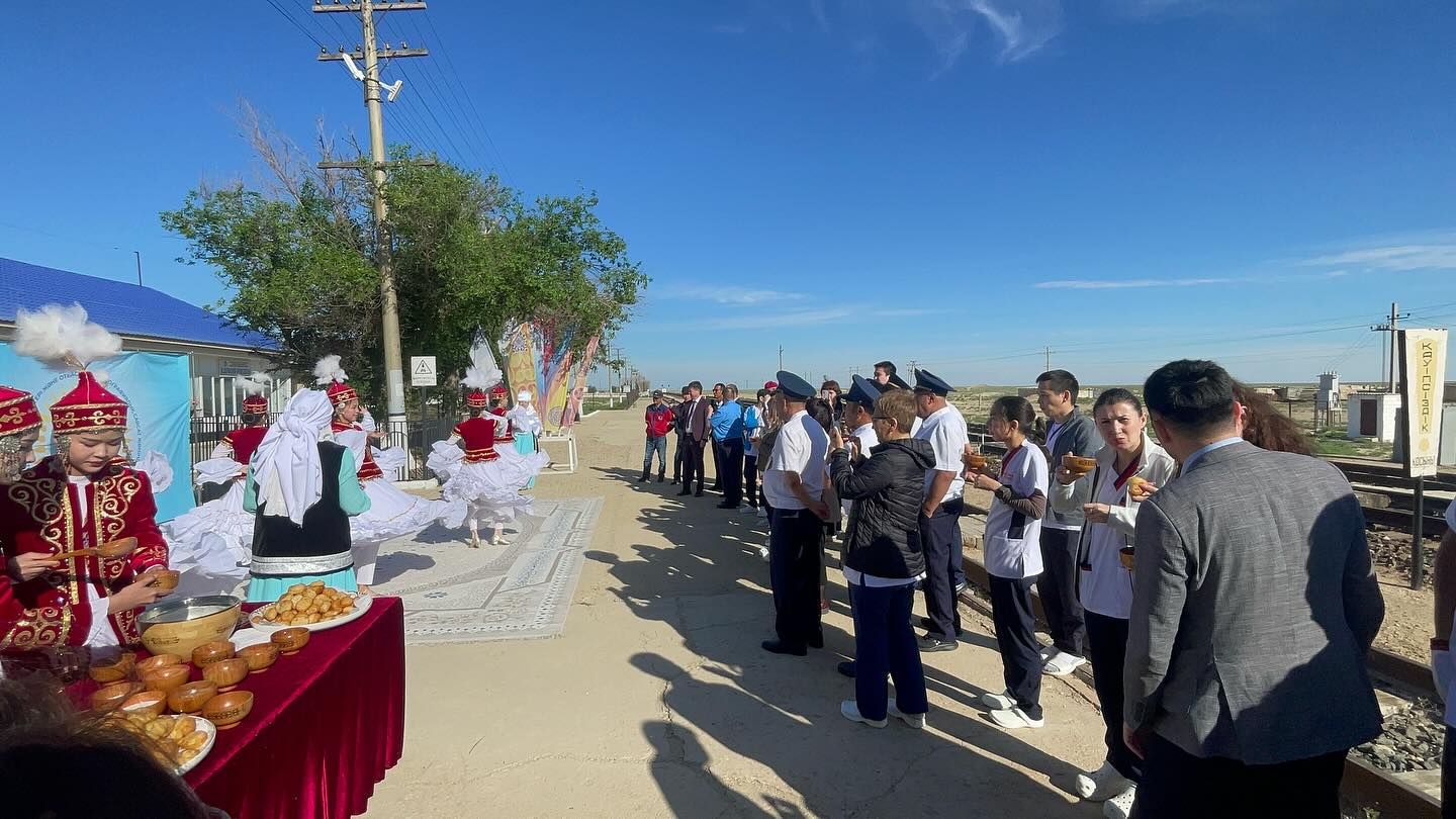 THE MEDICAL TRAIN "SALAMATTY KAZAKHSTAN" ARRIVED AT THE KARAKIYA STATION