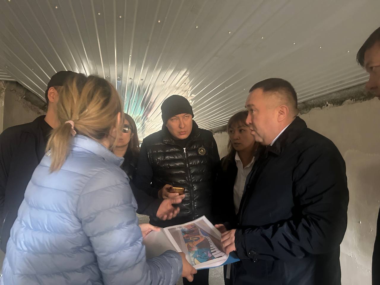 Нурбол Нурсагатов проинспектировал ход ремонта подземного перехода