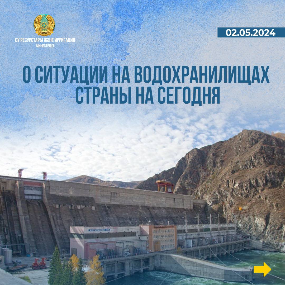 Обстановка на водохранилищах страны 02.05.2024