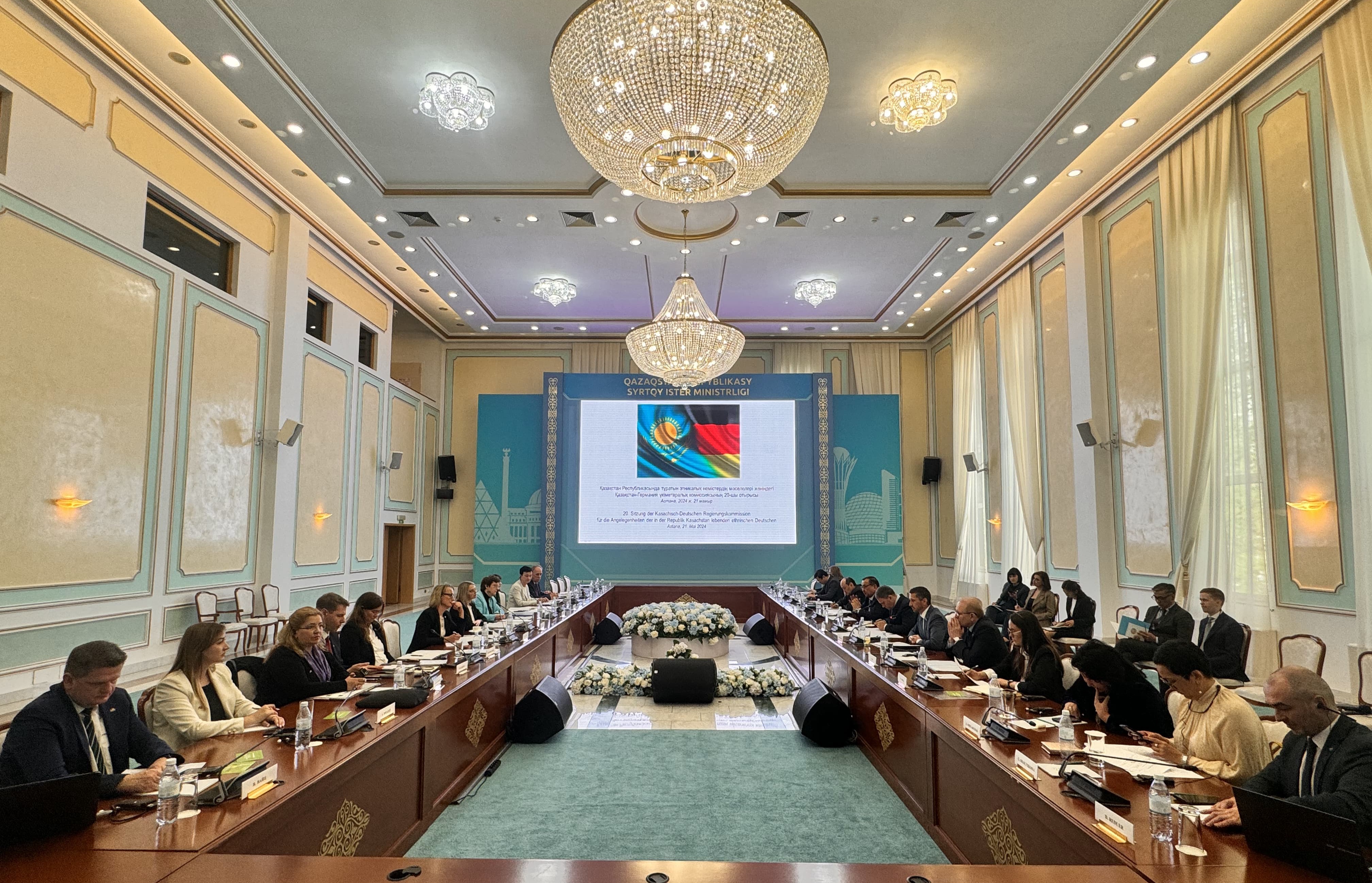 Die Deutsch-Kasachische Regierungskommission zur Unterstützung der in Kasachstan lebenden ethnischen Deutschen tagte in Astana