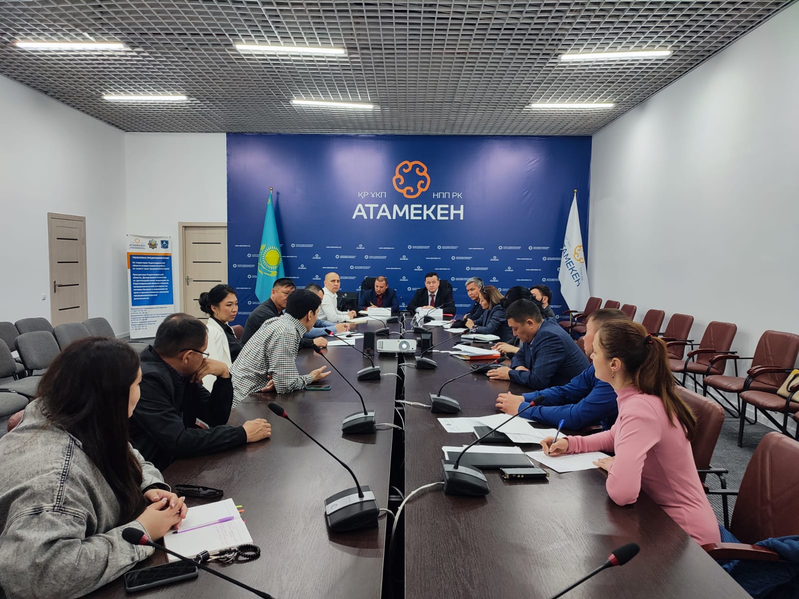 Прокуратурой области на площадке Палаты предпринимателей «Атамекен» организована встреча с бизнесменами, осуществляющими деятельность в пенитенциарных учреждениях области
