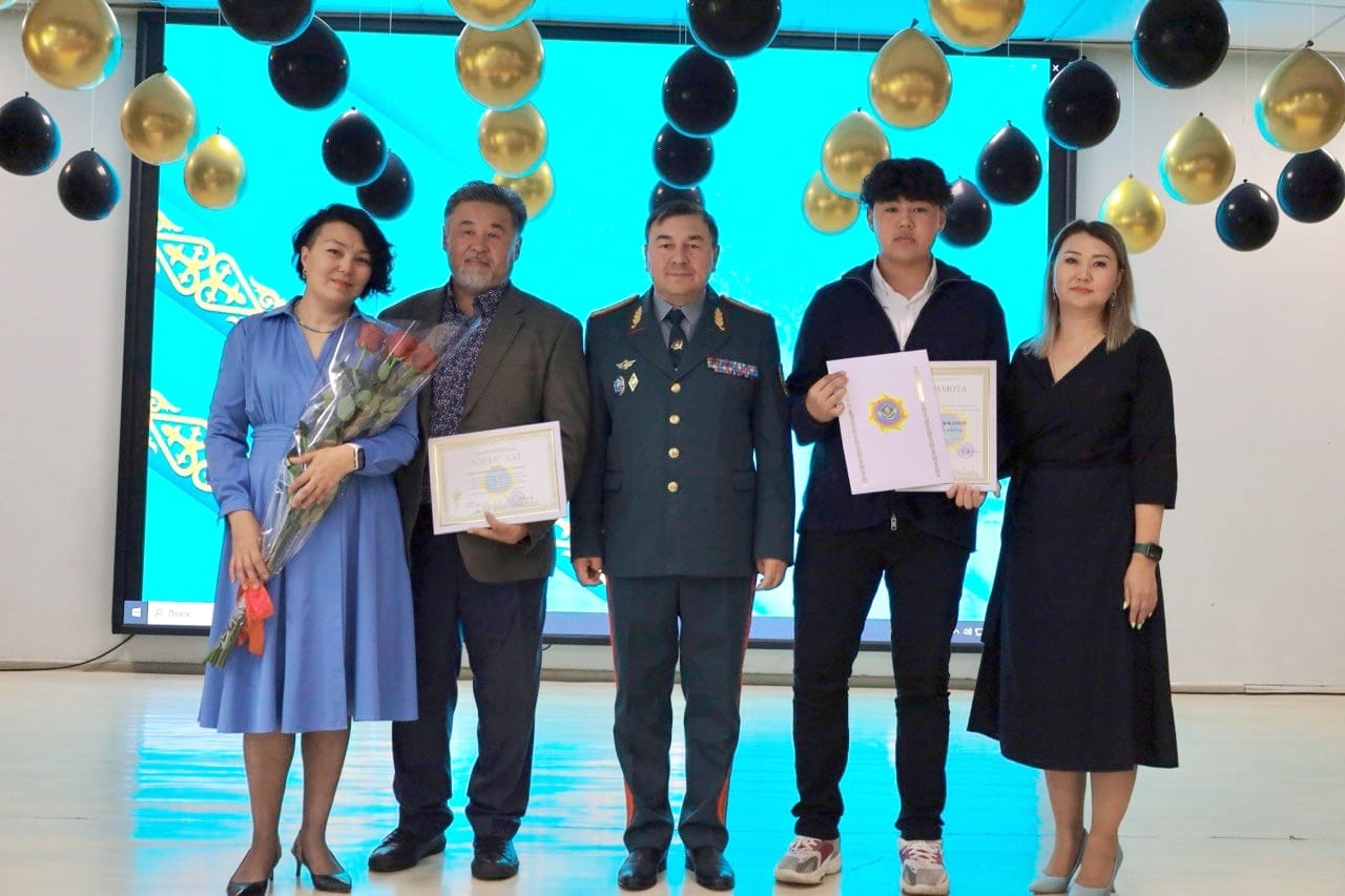 In Astana, a schoolboy was awarded for saving a five-year-old boy