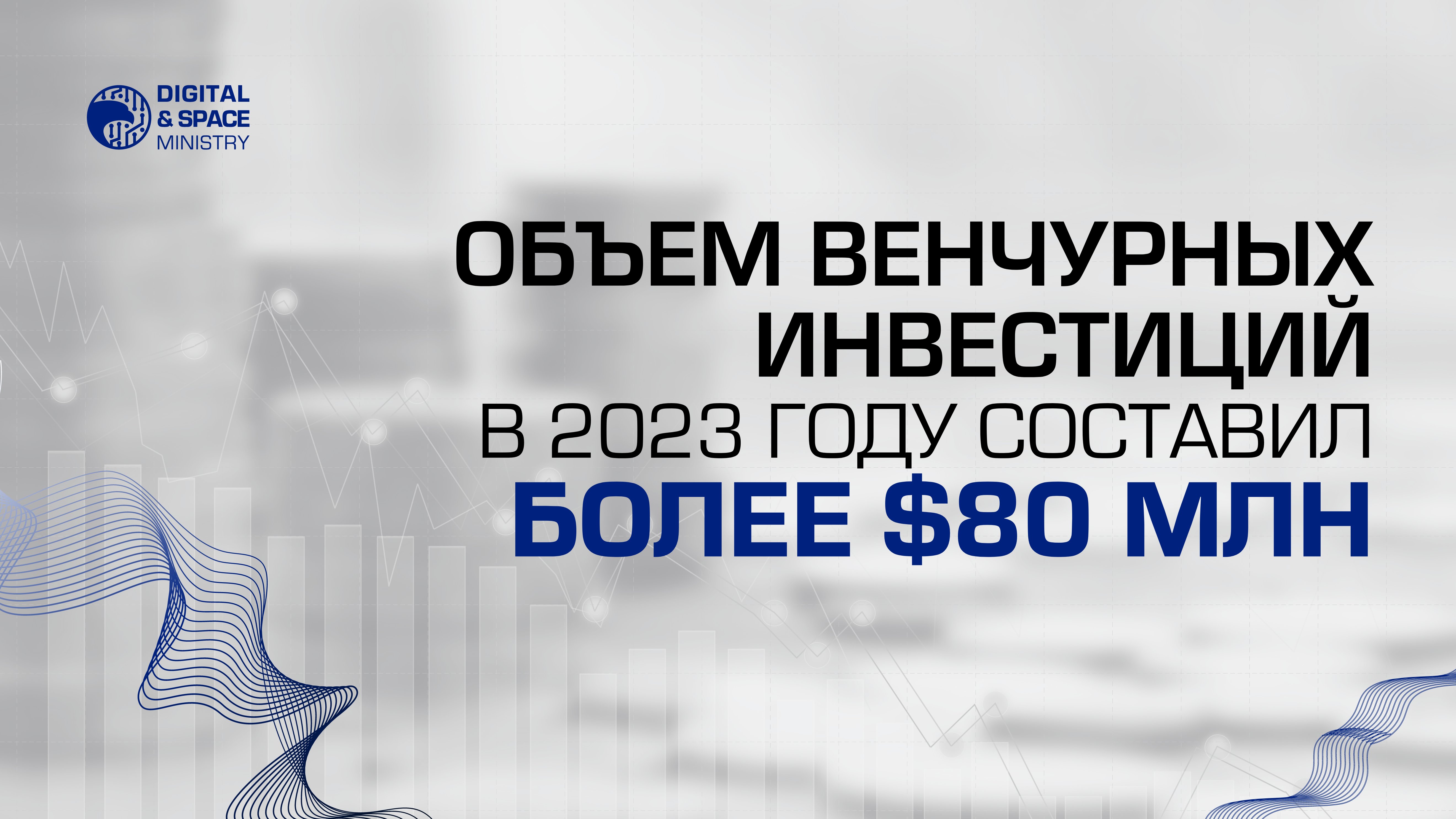 Объем венчурных инвестиций в 2023 году составил более $80 млн