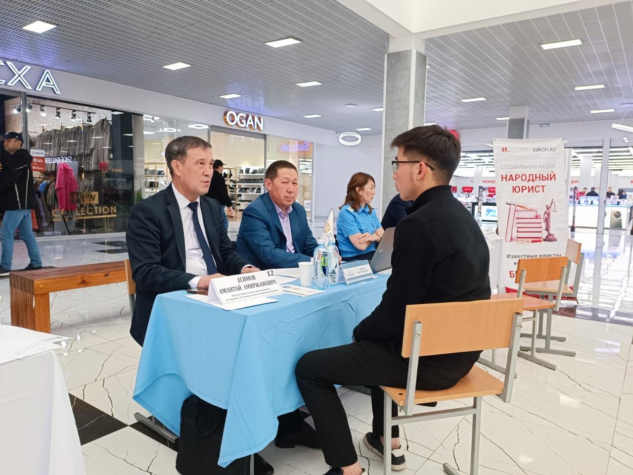 Представитель Уполномоченного по правам человека по Костанайской области принял участие в акции «Народный юрист»