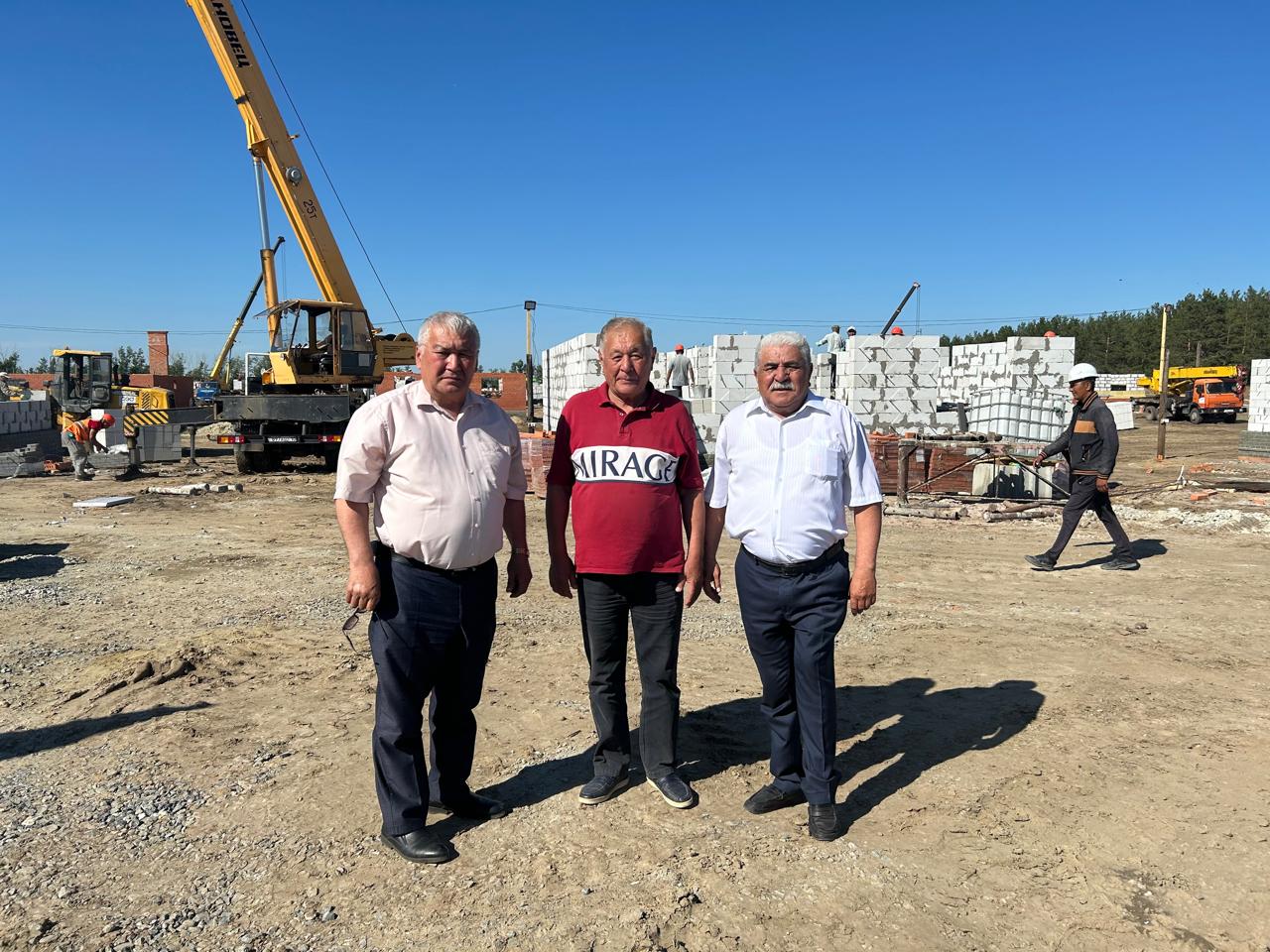 The chairman of the district maslikhat visited the village of Altynsarino