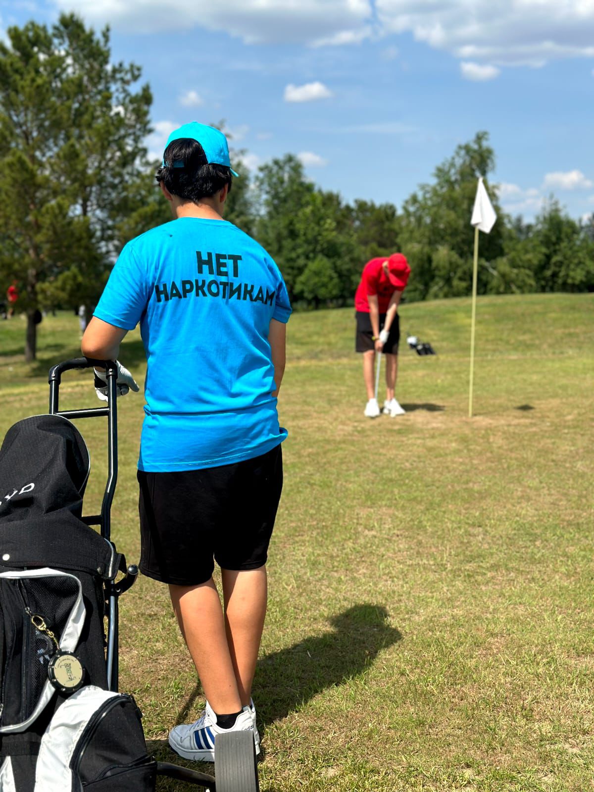 Турнир по гольфу среди детей и юношей прошёл в Костанайской области
