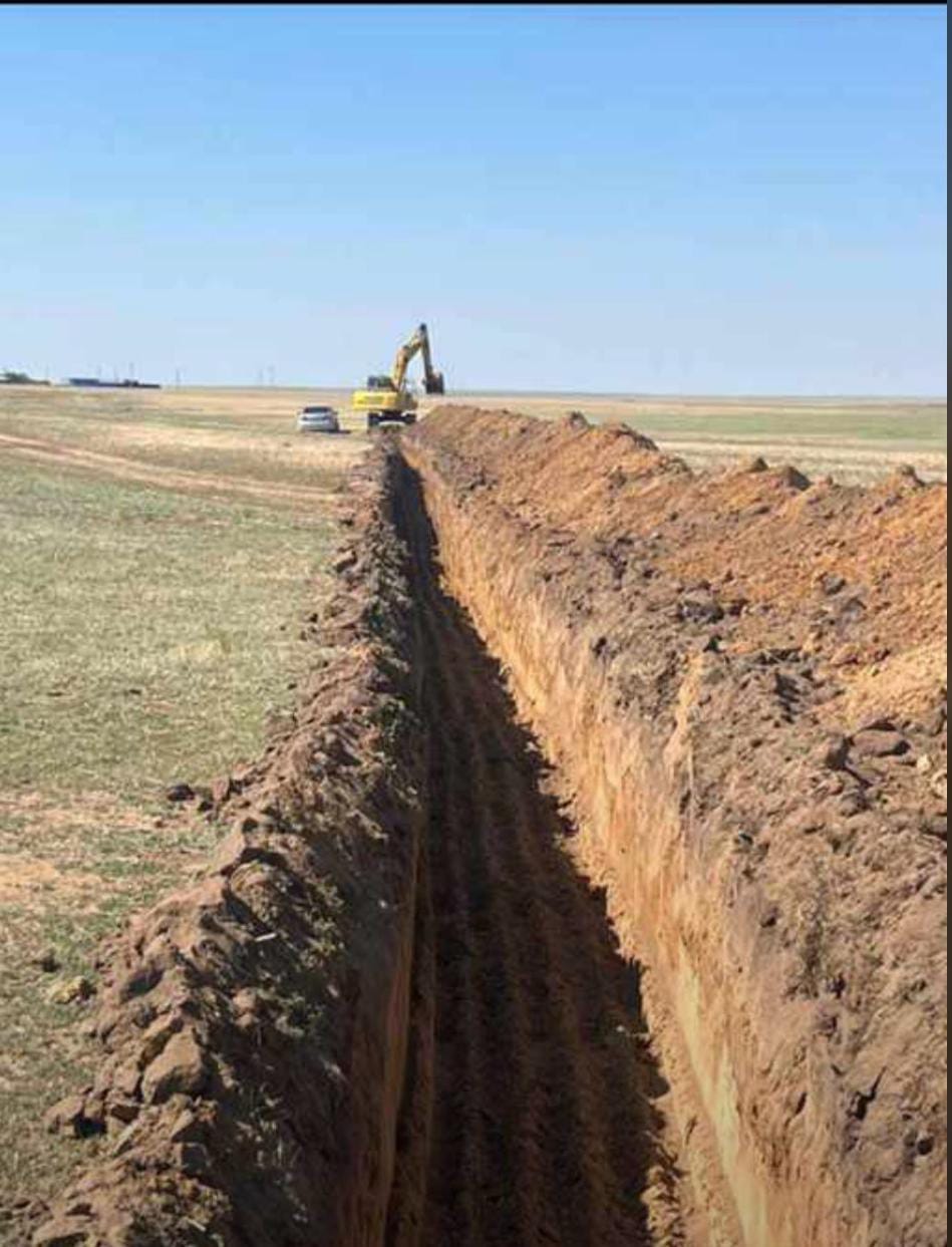 Газ құбырын тарту жұмыстары басталды