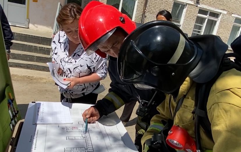 Өрт кезінде бірлескен іс-қимылдарды пысықтау