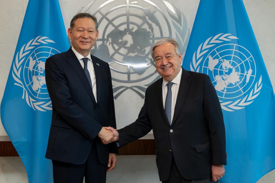 The Permanent Representative of Kazakhstan to the United Nations Presented his Credentials to UN Secretary-General
