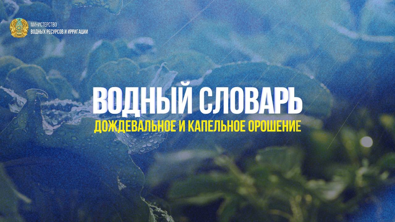 Водный словарь. «Дождевальное и капельное орошение»