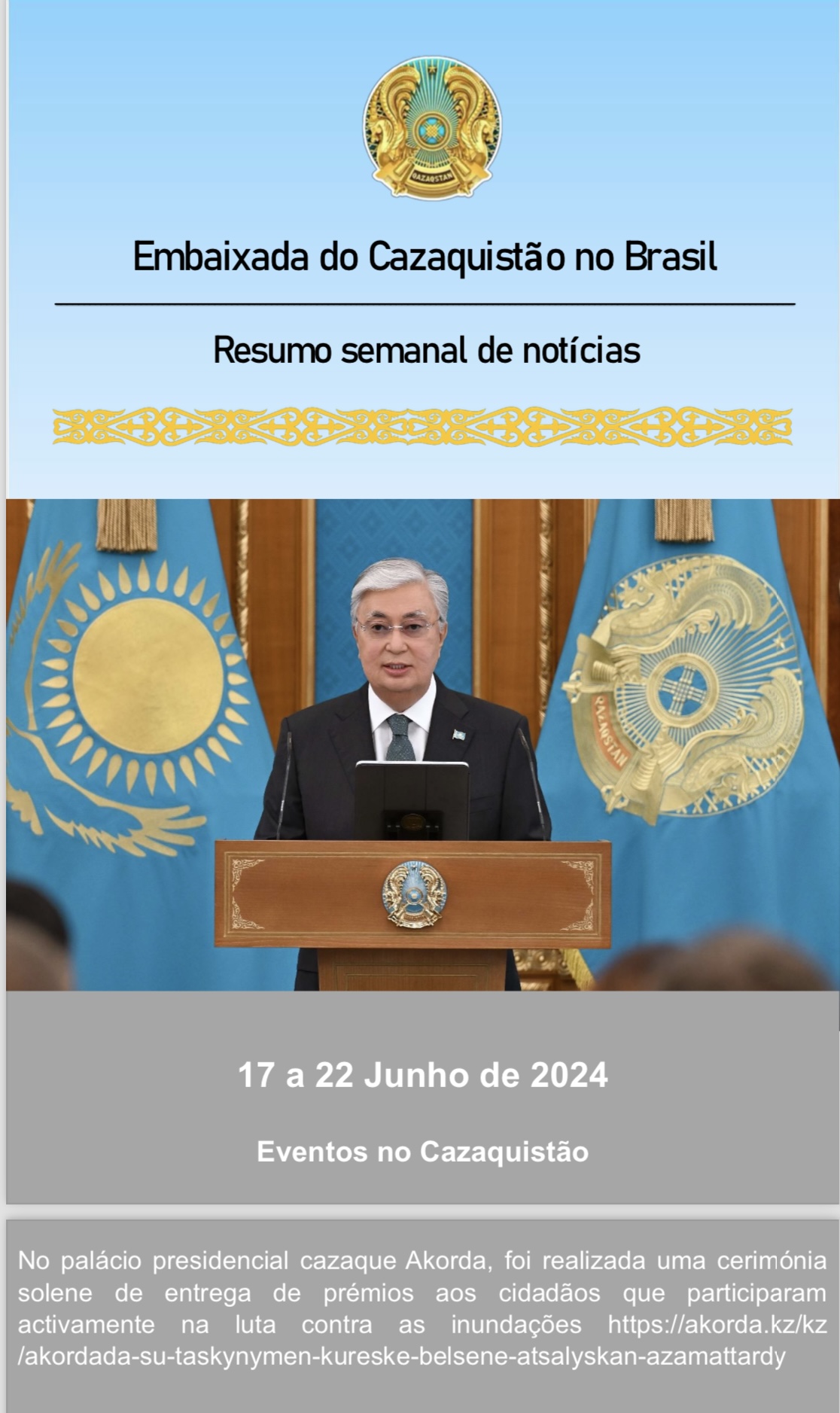 Eventos no Cazaquistão