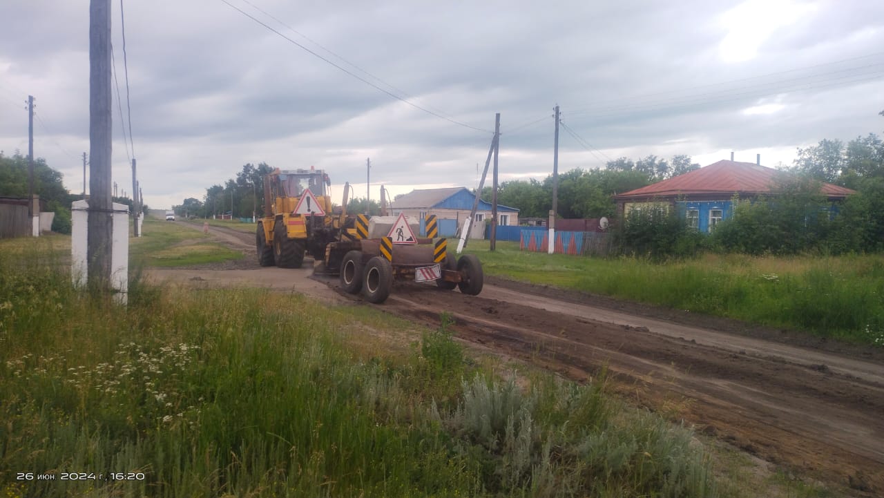 Профиллировка ул.Береговая с.Покровка
