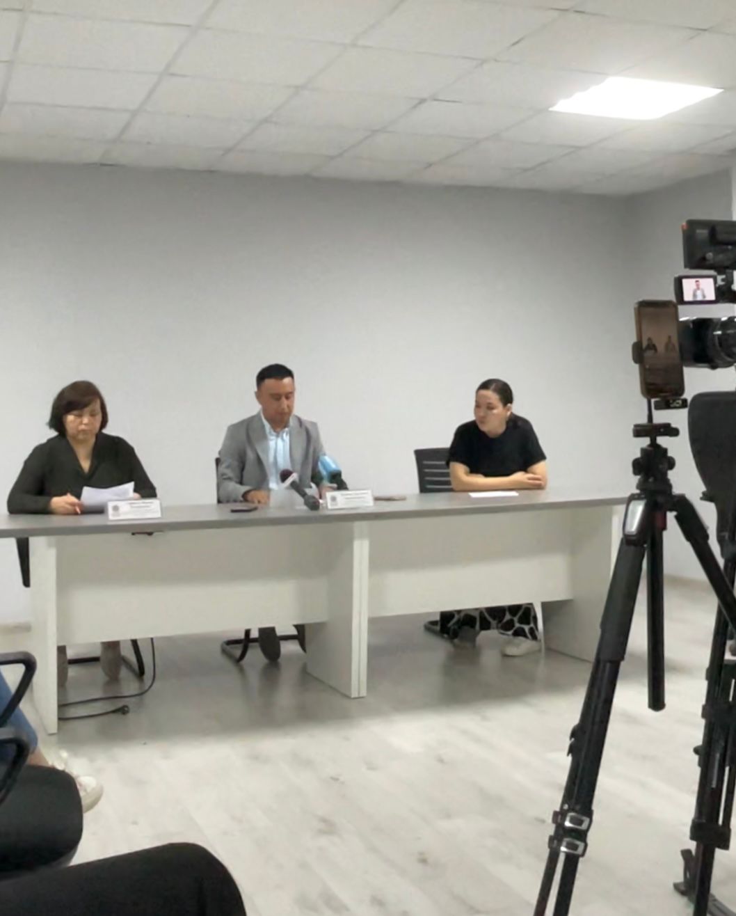 Заместитель руководителя Досжанов Н.Ж и Руководитель отдела Сербаева Н.Х. приняли участие  на брифинге РСК