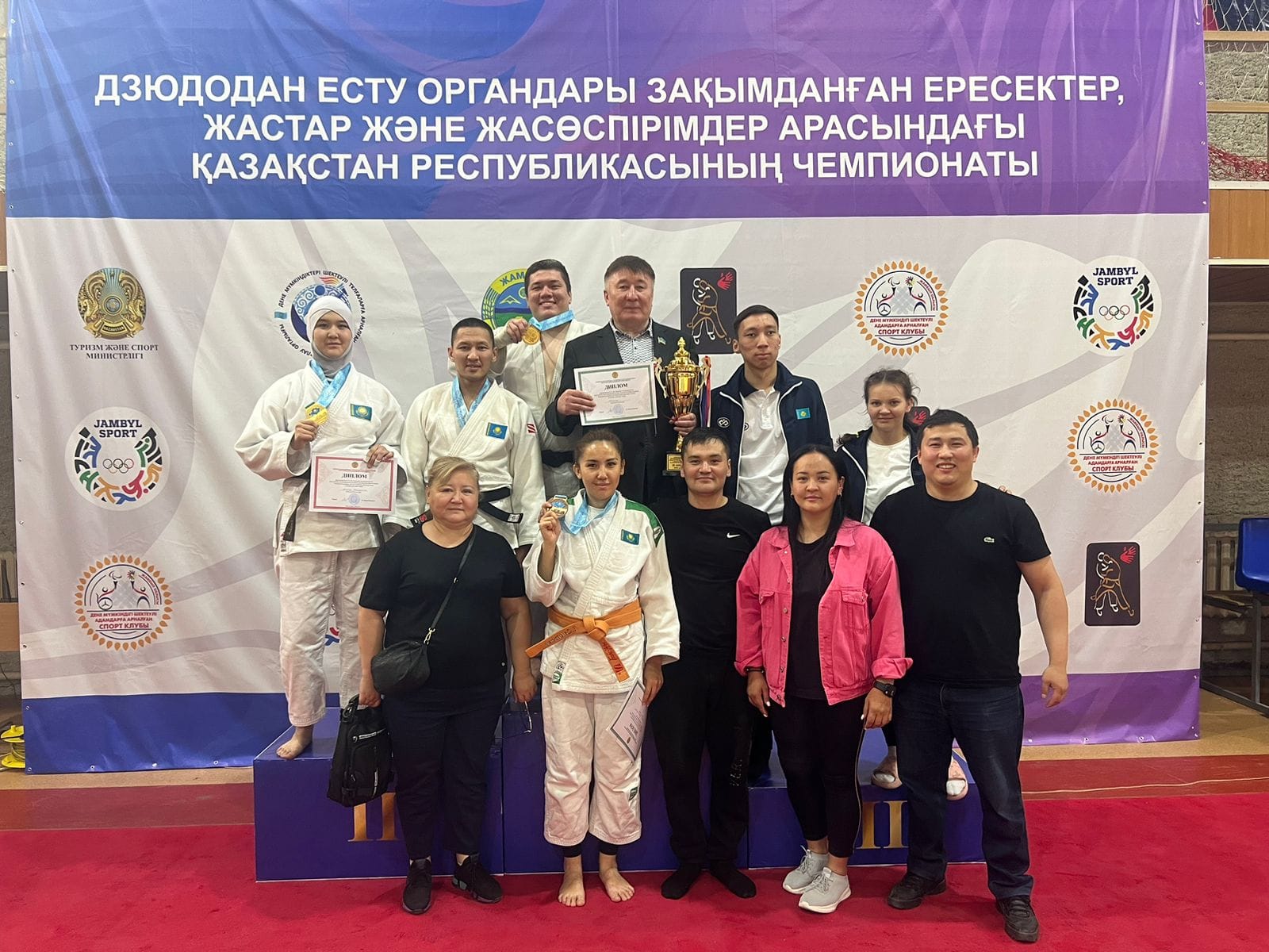 Чемпионат Казахстана по дзюдо для особенных спортсменов прошел в Астане