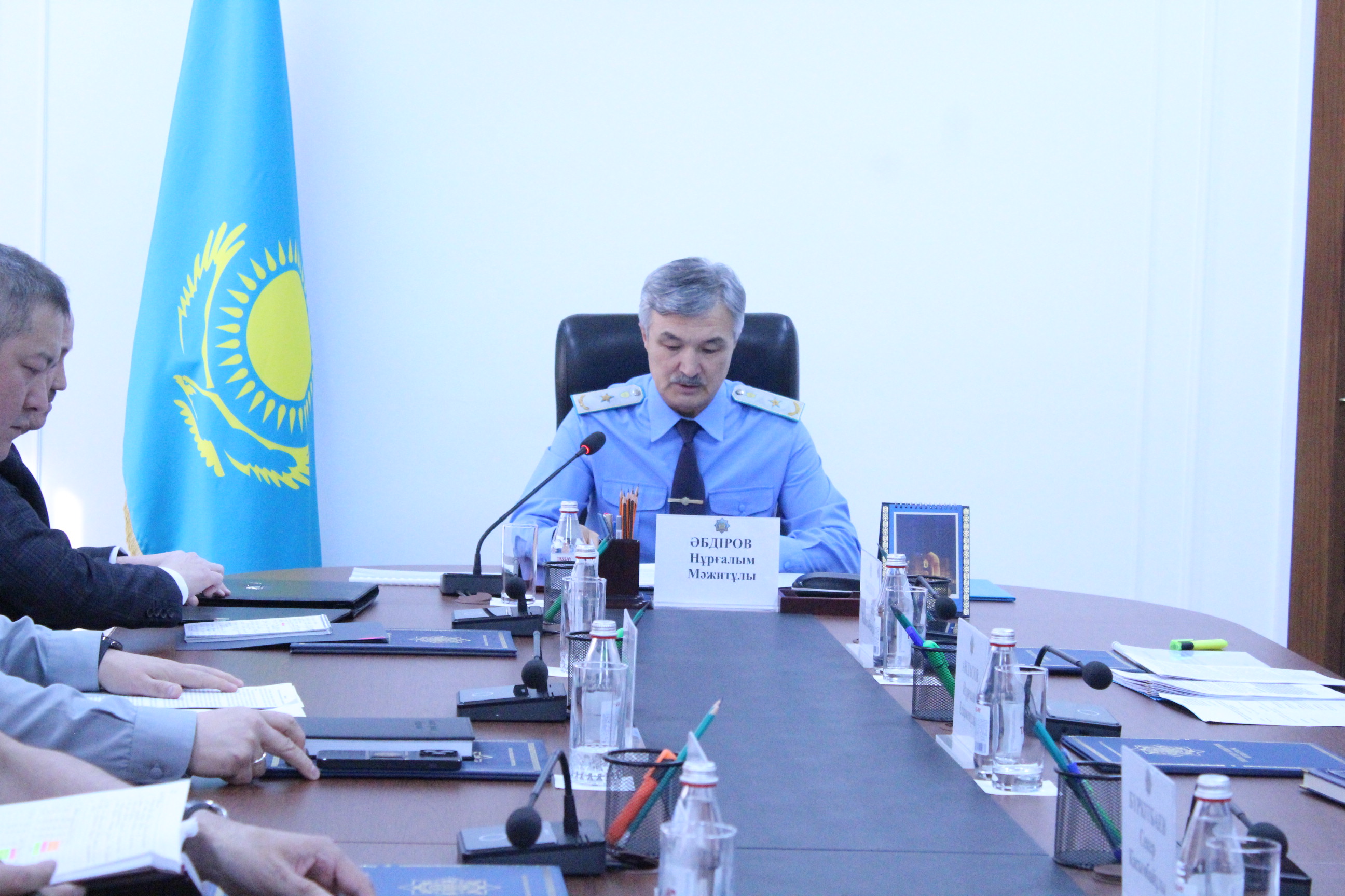 Вопросы предупреждения чрезвычайных ситуаций и обеспечения  пожарной безопасности рассмотрены на Координационном совете прокуратуры Жамбылской области