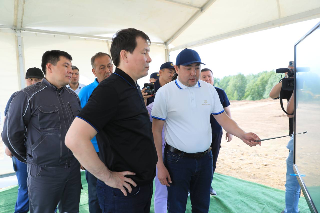 В Мартукском районе ремонтируют плотину «Мартук»