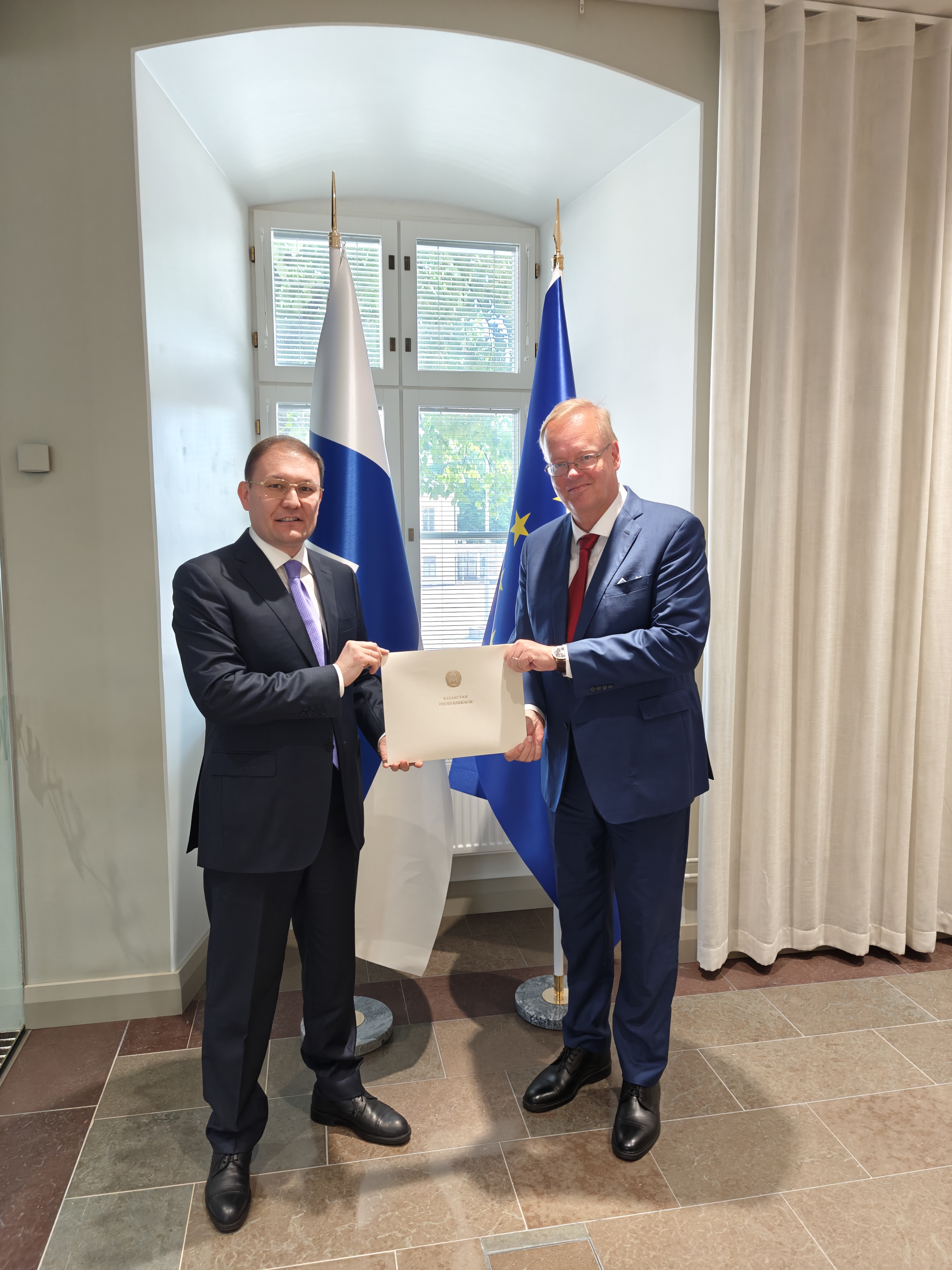 Development of Relations with Kazakhstan was Discussed at the Ministry for Foreign Affairs of Finland