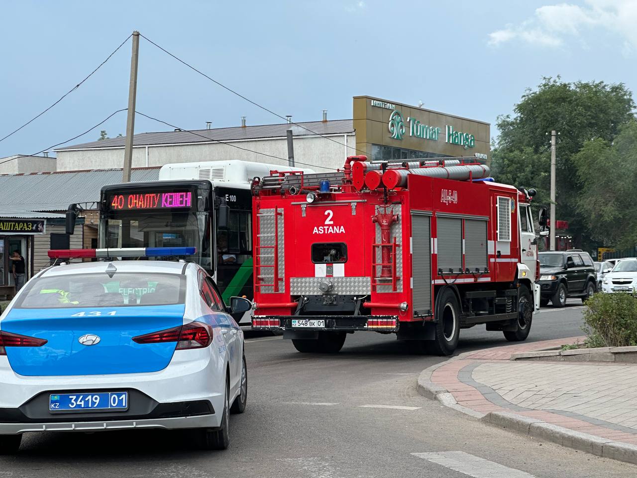 «Өрт сөндіру көлігіне жол бер» акциясы өтті