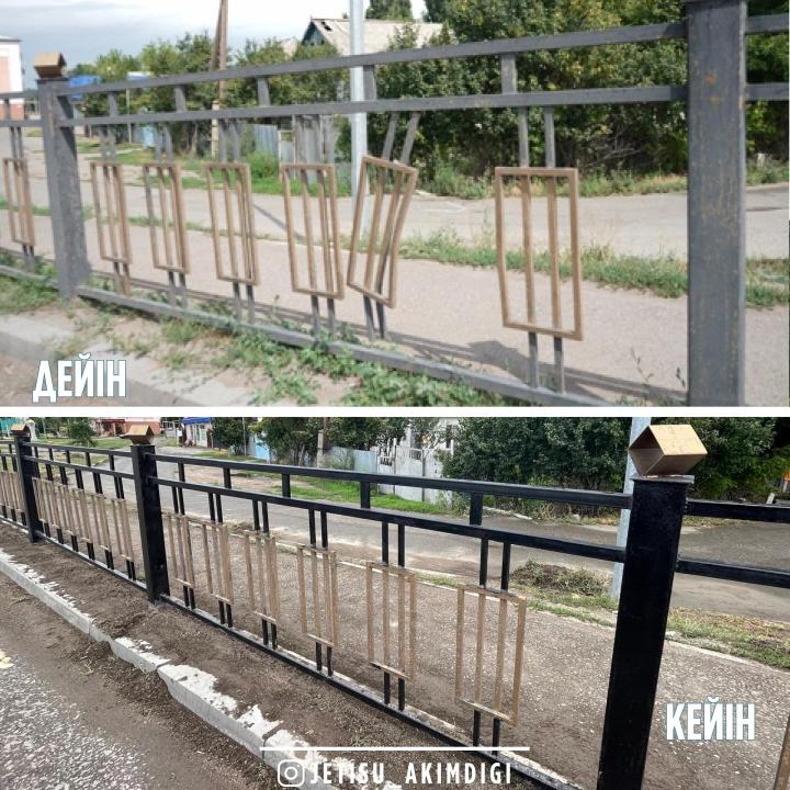 Жол қоршауын сырлау