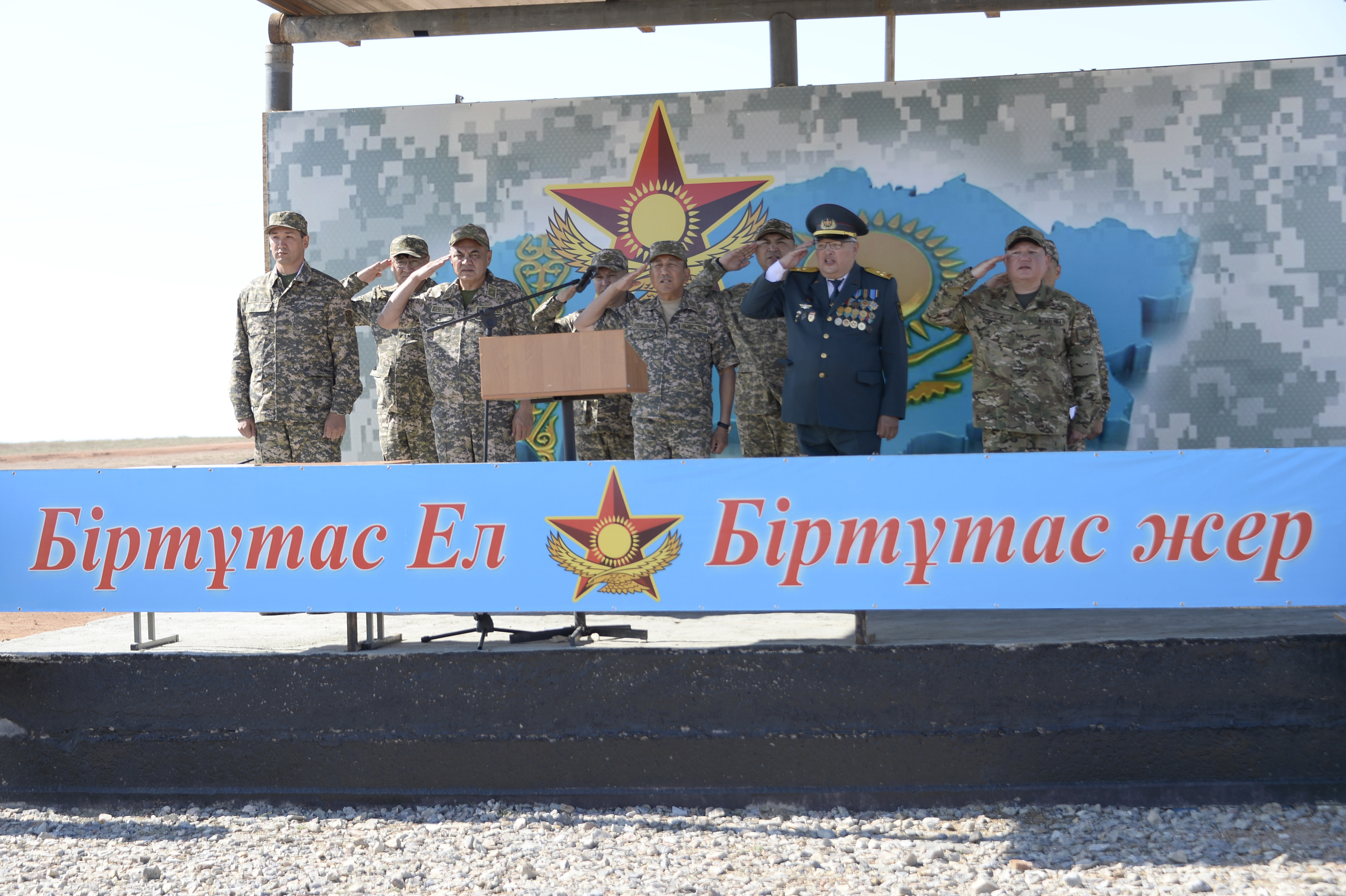 На полигоне «Сары-Шаган» идет подготовка мобилизационного ресурса