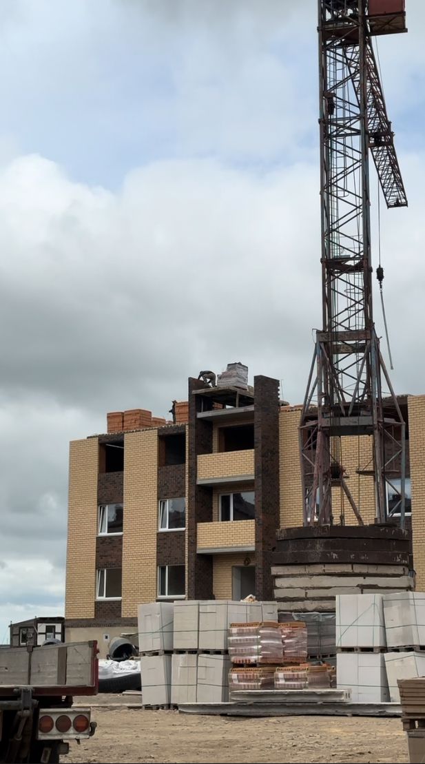 В городе Кокшетау идет строительство 7 (кредитных) домов