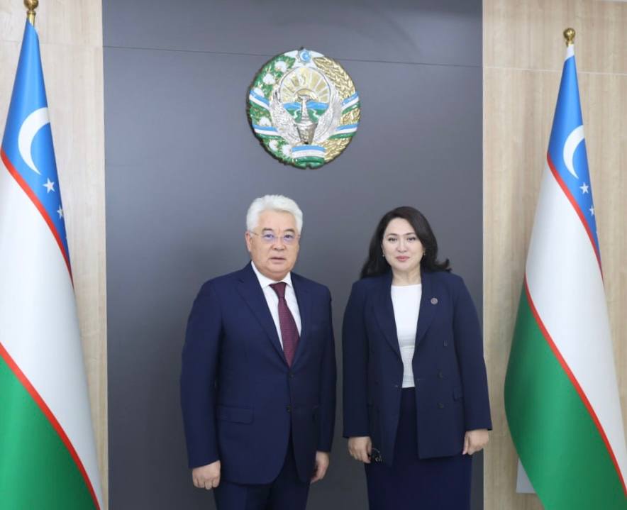 The Ambassador of Kazakhstan  Beibut Atamkulov met with the Minister of Preschool and School Education of Uzbekistan Hilola Umarova