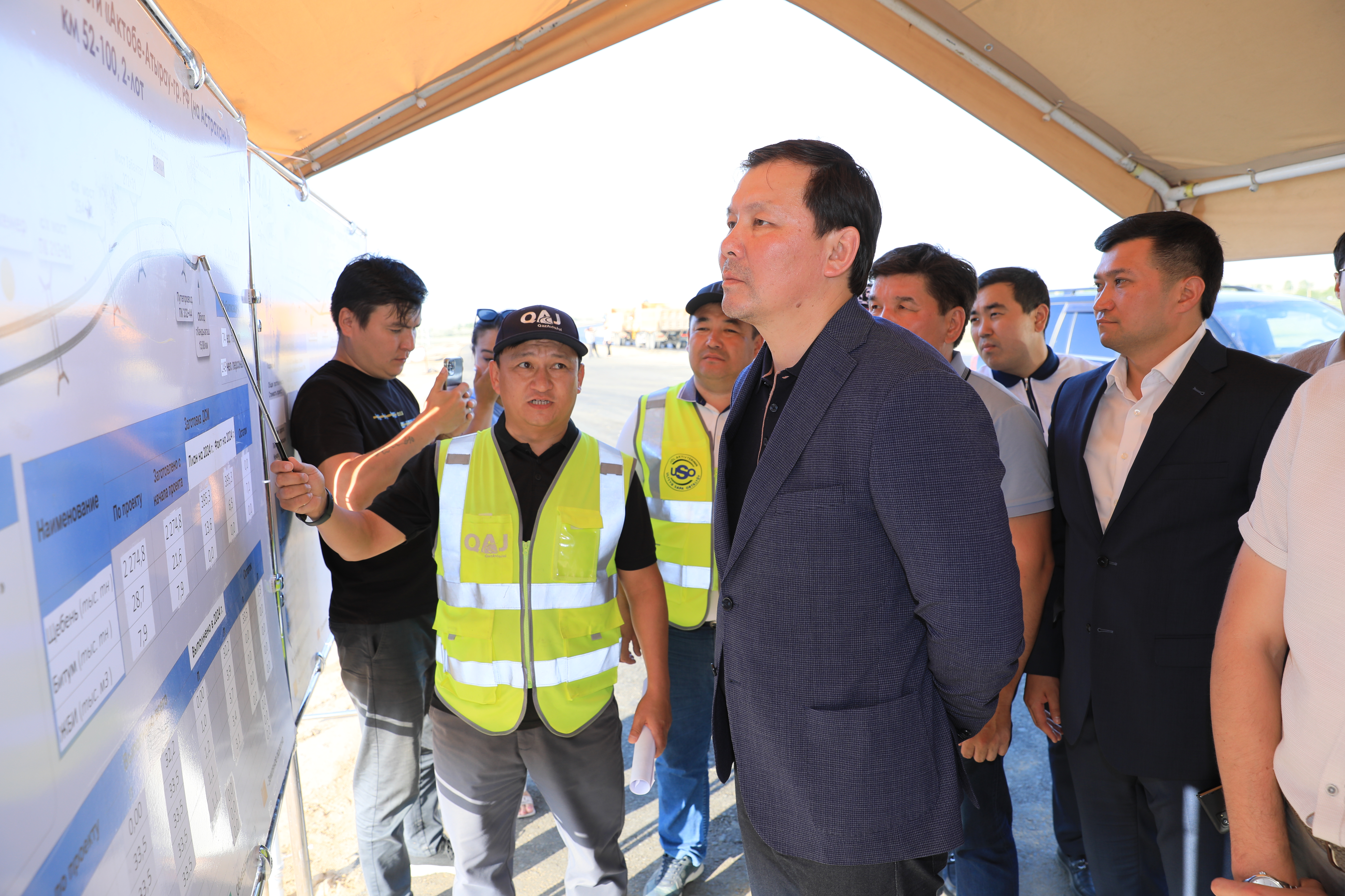 Одну полосу кольцевой развязки в Алге откроют в конце июля