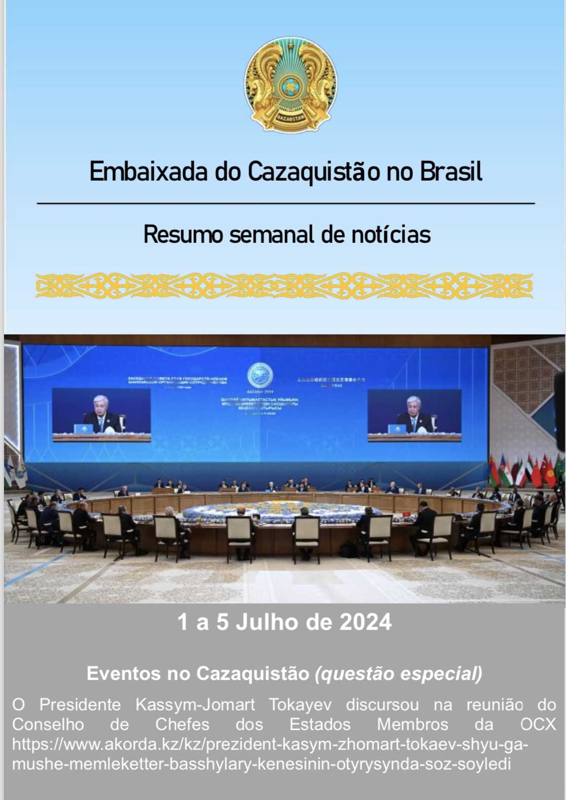 Eventos no Cazaquistão