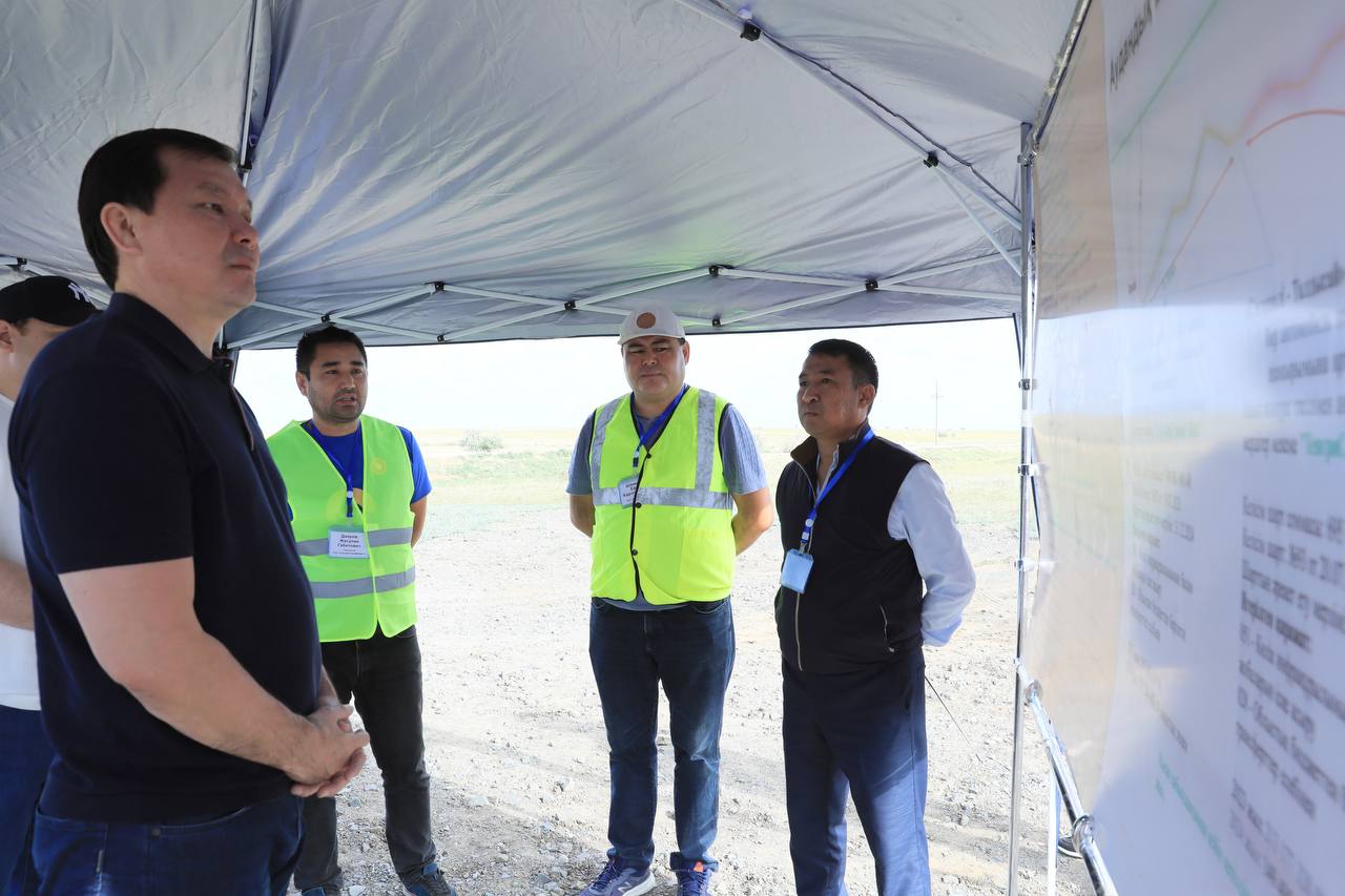 Ремонт дороги «Сагашили-Талдысай» завершится в этом году