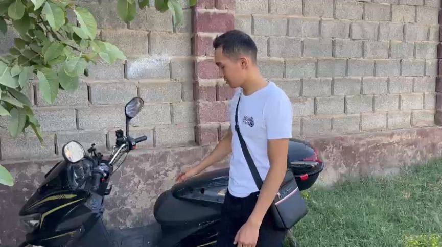 Украденный скутер вернули владельцу полицейские в Шымкенте