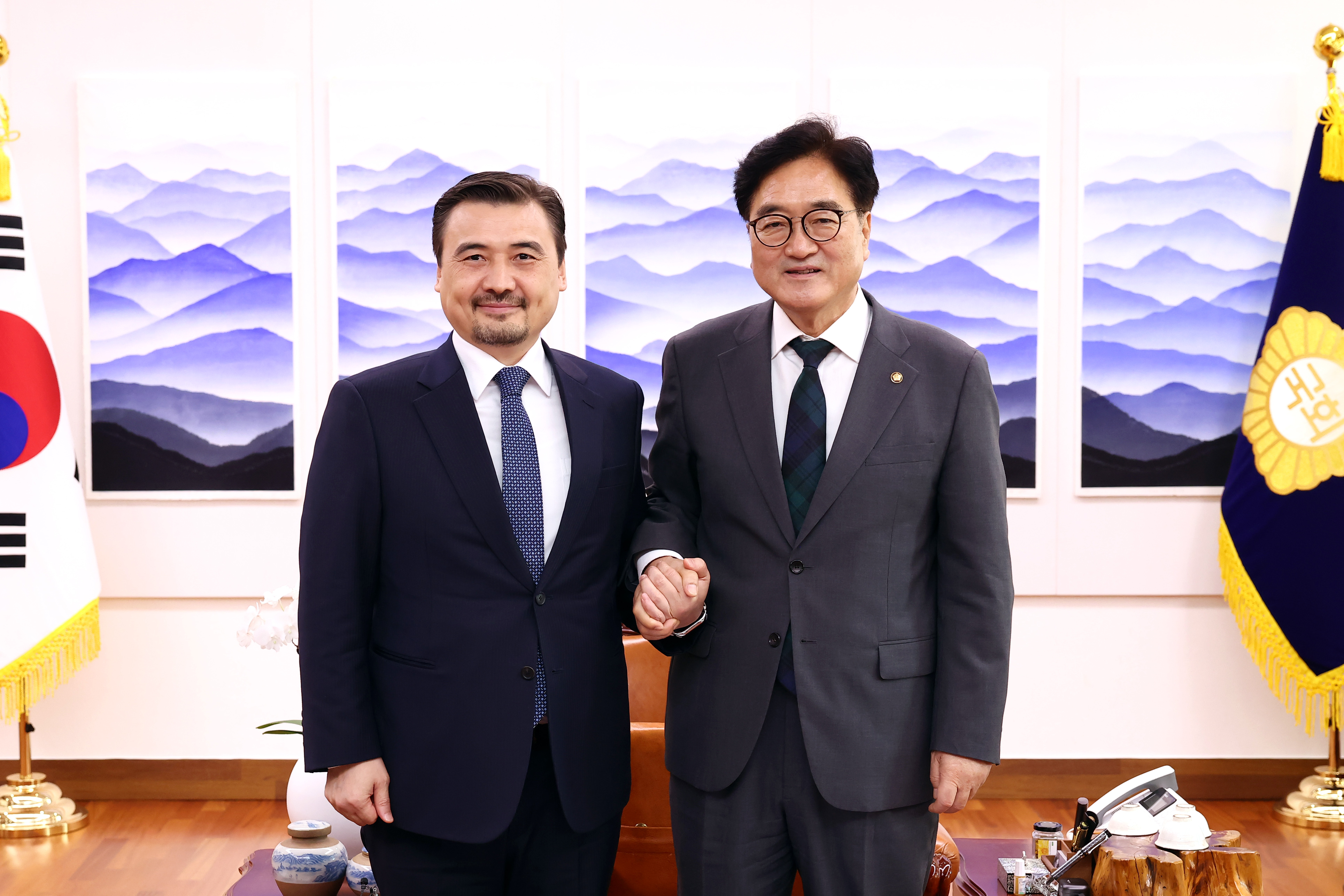 The Ambassador of Kazakhstan Met with the Speaker of the National Assembly of South Korea