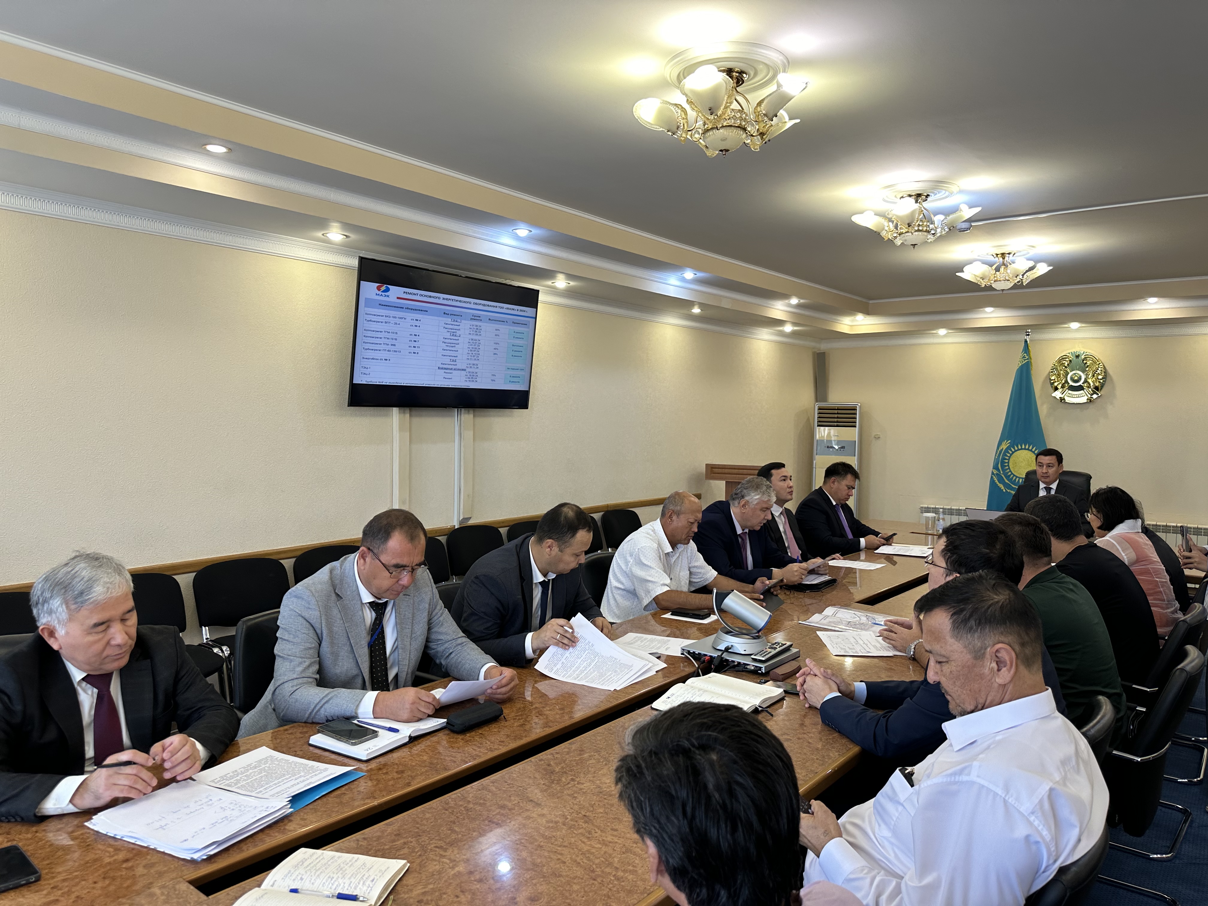 В акимате Актау обсудили вопросы подготовки к отопительному сезону