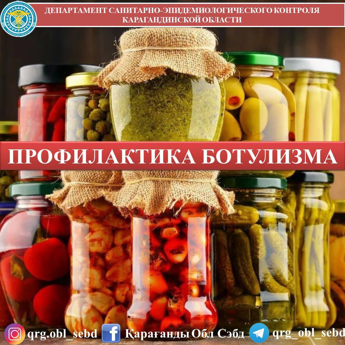 ПРОФИЛАКТИКА БОТУЛИЗМА