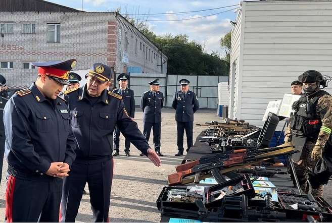 Заместитель министра внутренних дел Айдар Сайтбеков с рабочей поездкой посетил область Абай