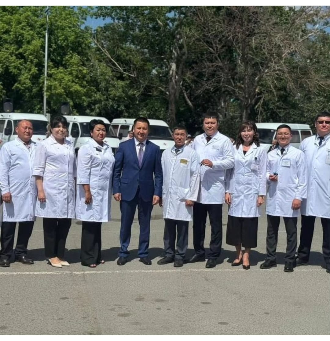 Ертіс аудандық ауруханасына 4 бірлік арнайы медициналық автокөлік табысталды.