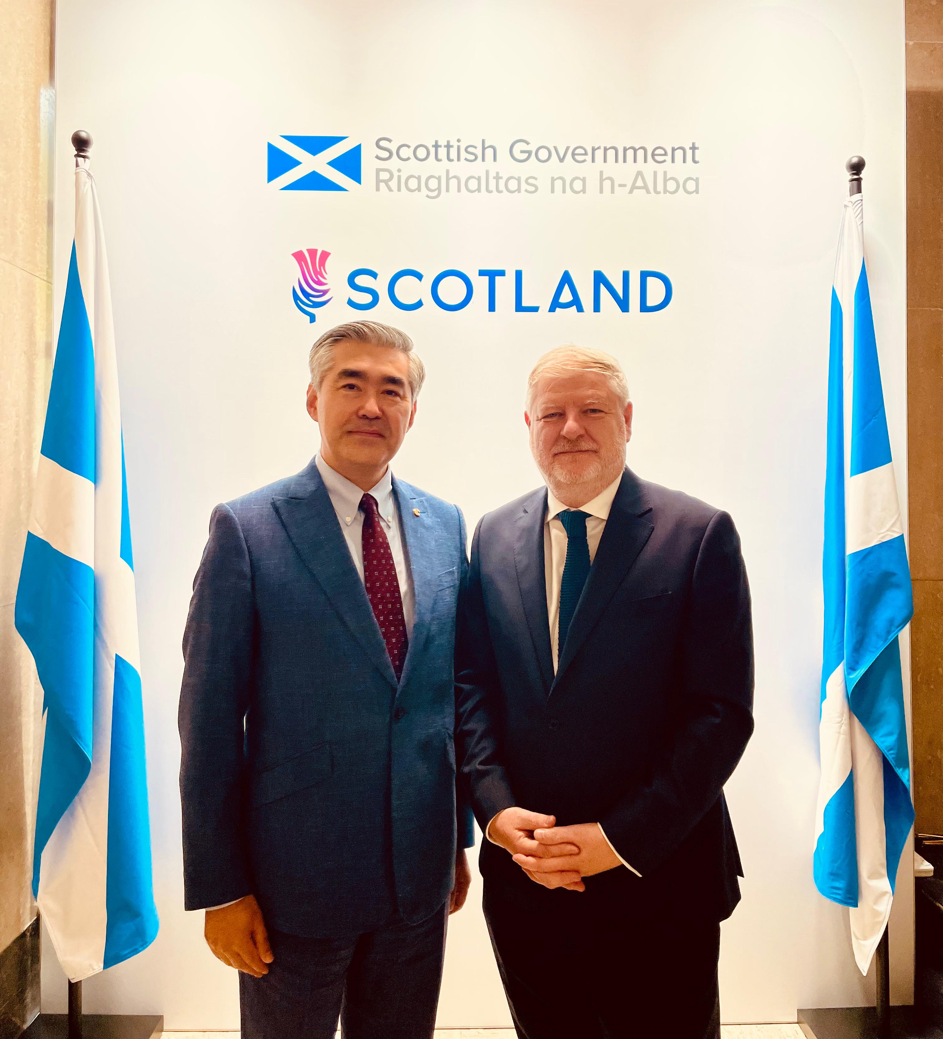 Ambassador of Kazakhstan to Great Britain Conducted a Working Trip to Edinburgh