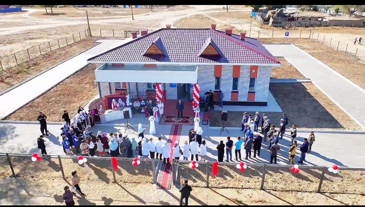 В Шалкарском районе открылся медпункт