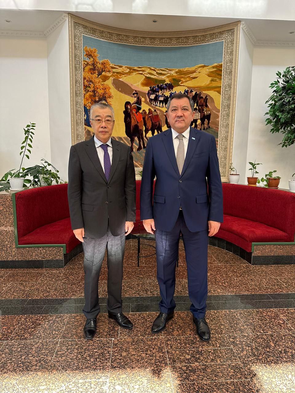 Nurlan Nogaev met with the Chinese Ambassador to Turkmenistan