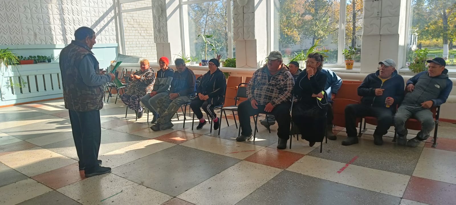 Вознесен ауылының ардагерлер кеңесінің төрағасы Г.И. Стрижактың  ауыл тұрғындарымен ақпараттық-түсіндіру кездесуі өтті.