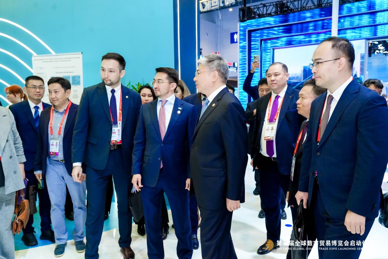 Казахстанская делегация приняла участие в третьей выставке Global Digital Trade Expo в Китае