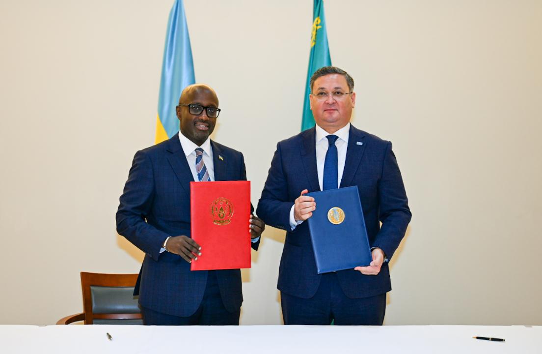Kazakhstan and Rwanda sign visa waiver agreement for diplomatic passport holders